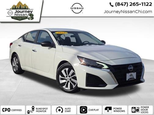 Glacier White 2025 Nissan Altima S FWD