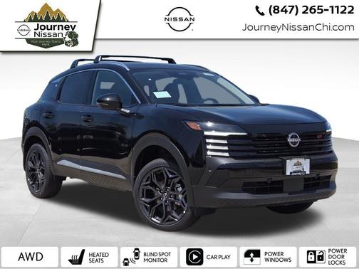 Super Black 2026 Nissan Kicks SR