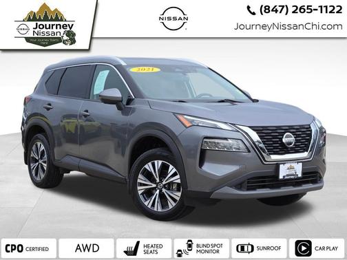 Gun Metallic 2021 Nissan Rogue SV