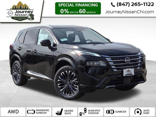 Super Black 2026 Nissan Rogue Platinum