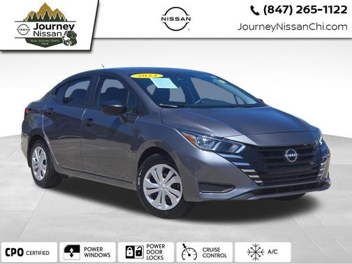 Gun Metallic 2023 Nissan Versa 1.6 S