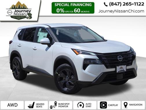 Everest White Pearl Tricoat 2026 Nissan Rogue SV