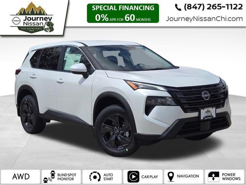 Everest White Pearl Tricoat 2026 Nissan Rogue SV