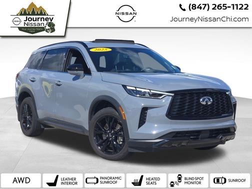 Harbor Gray 2025 INFINITI QX60 Luxe