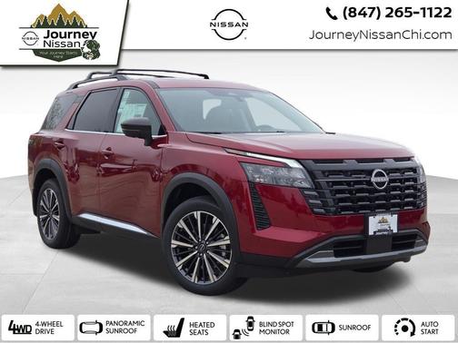 Scarlet Ember Tintcoat 2026 Nissan Pathfinder Platinum