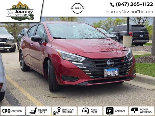 Scarlet Ember Tintcoat 2025 Nissan Versa 1.6 S