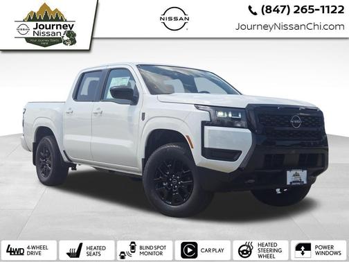 Glacier White 2026 Nissan Frontier SV