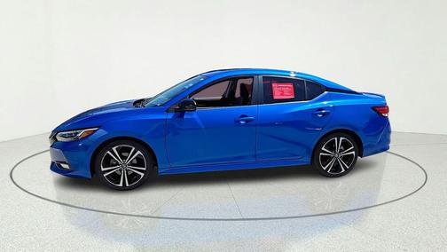 Electric Blue Metallic 2021 Nissan Sentra SR