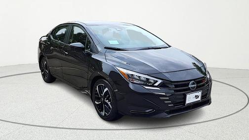 Super Black 2025 Nissan Versa 1.6 S
