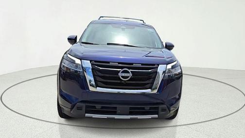 Deep Ocean Blue Pearl 2024 Nissan Pathfinder Platinum FWD