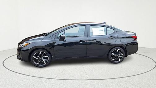 Super Black 2025 Nissan Versa 1.6 S