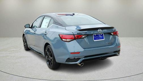 Atlantic Gray Metallic/Super Black 2025 Nissan Sentra SR