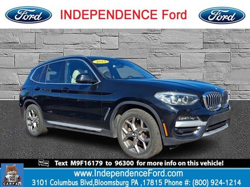 Jet Black 2021 BMW X3 XDRIVE30I