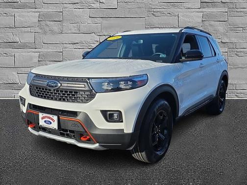 STAR WHITE MET TRI-COAT 2024 Ford Explorer TIMBERLINE