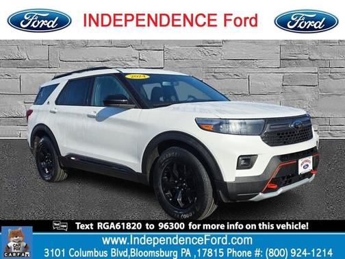 STAR WHITE MET TRI-COAT 2024 Ford Explorer TIMBERLINE