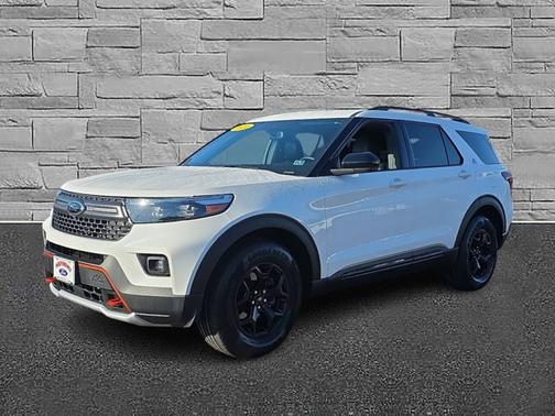 STAR WHITE MET TRI-COAT 2024 Ford Explorer TIMBERLINE