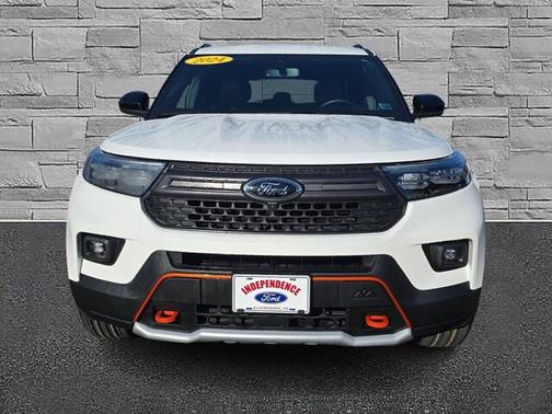 STAR WHITE MET TRI-COAT 2024 Ford Explorer TIMBERLINE