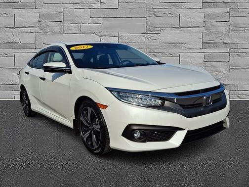 White Orchid Pearl 2017 Honda Civic TOURING