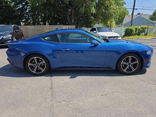 Blue 2024 Ford Mustang EcoBoost