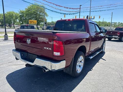 Red 2018 RAM 1500 SLT