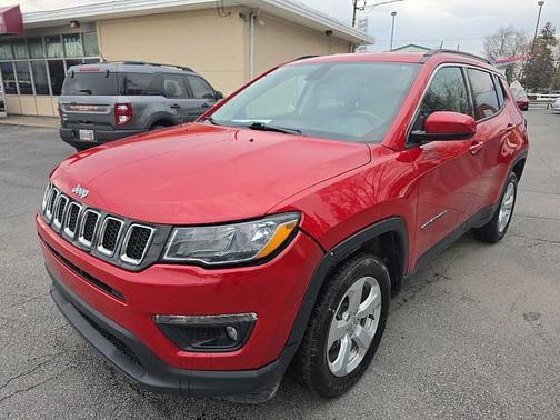 Red 2021 Jeep Compass Latitude