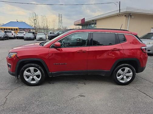 Red 2021 Jeep Compass Latitude