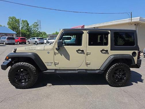 Tan 2018 Jeep Wrangler JK Unlimited Sport