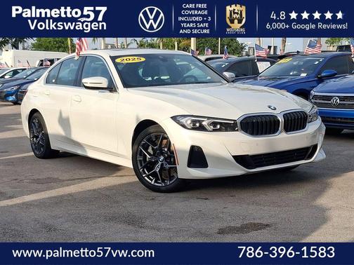 White Metallic 2025 BMW 330 i