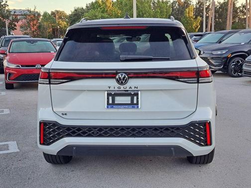 Opal White 2026 Volkswagen Tiguan 2.0T SE R-Line Black
