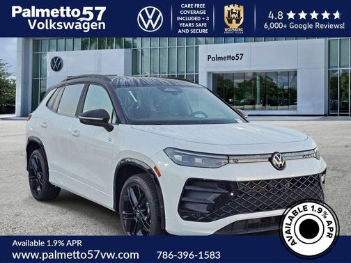 Opal White 2026 Volkswagen Tiguan 2.0T SE R-Line Black