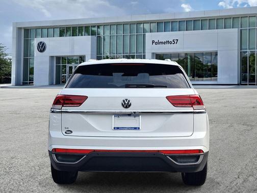 Pure White 2023 Volkswagen Atlas Cross Sport 2.0T SE w/Technology