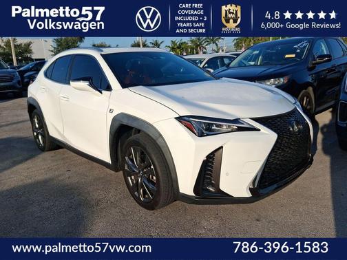 Ultra White 2021 Lexus UX 200 F Sport