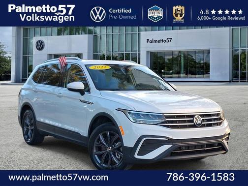 Pure White 2022 Volkswagen Tiguan 2.0T SE