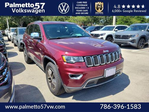 Velvet Red Pearlcoat 2017 Jeep Grand Cherokee Limited
