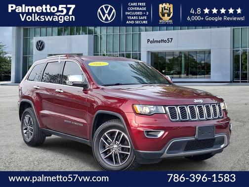 Velvet Red Pearlcoat 2017 Jeep Grand Cherokee Limited