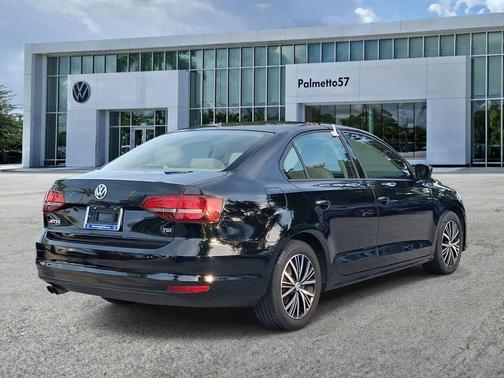 Black 2018 Volkswagen Jetta 1.4T Wolfsburg Edition