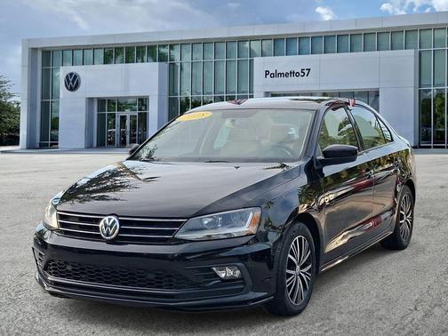 Black 2018 Volkswagen Jetta 1.4T Wolfsburg Edition
