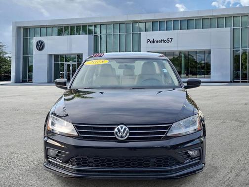 Black 2018 Volkswagen Jetta 1.4T Wolfsburg Edition