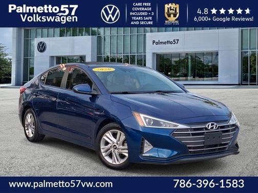 Lakeside Blue 2020 Hyundai ELANTRA SEL