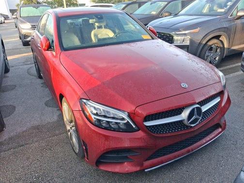 Red 2019 Mercedes-Benz C-Class C 300