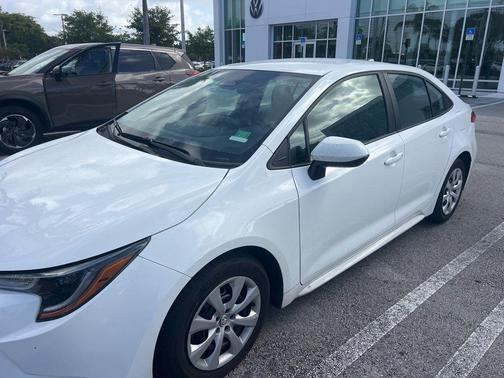 White 2024 Toyota Corolla LE