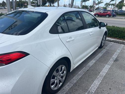 White 2024 Toyota Corolla LE