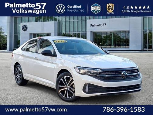 Pure White 2024 Volkswagen Jetta 1.5T Sport