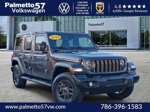 Granite Crystal Clearcoat Metallic 2024 Jeep Wrangler Sport