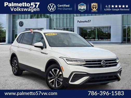 Pure White 2023 Volkswagen Tiguan 2.0T S