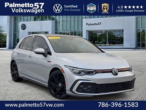 Reflex Silver Metallic 2022 Volkswagen Golf GTI 2.0T SE