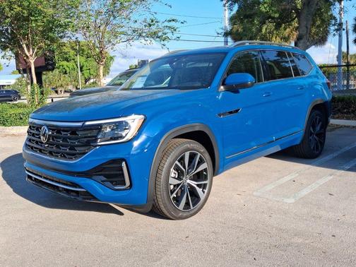 Lake Blue 2026 Volkswagen Atlas 2.0T SEL Premium R-Line