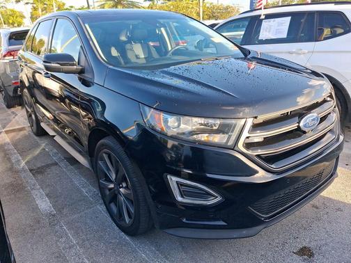 Shadow Black 2018 Ford Edge Sport