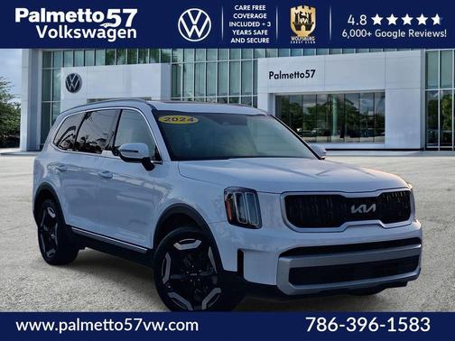 Glacial White Pearl 2024 Kia Telluride EX