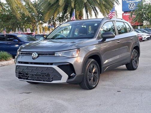 Platinum Gray Metallic 2025 Volkswagen Taos 1.5T S